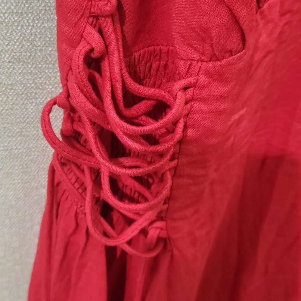 Farm Rio V Neck Sleeveless Midi Dress Size XL - Picture 15 of 16